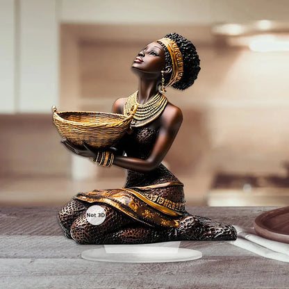 Sankofa Serenity Ornament image 2