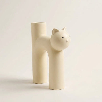 CreamKitten Vase